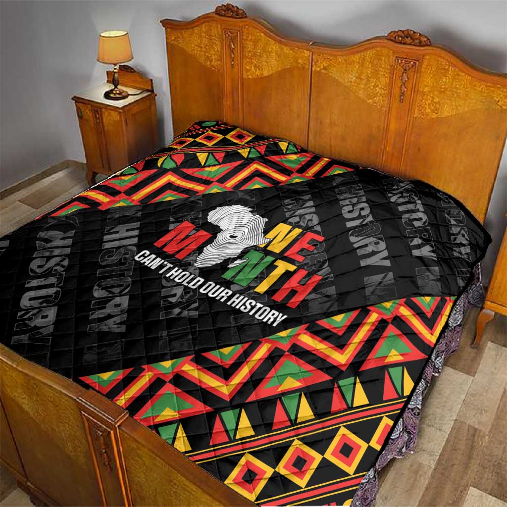 Black History Month Quilt One Month Can't Hold Our History LT05
