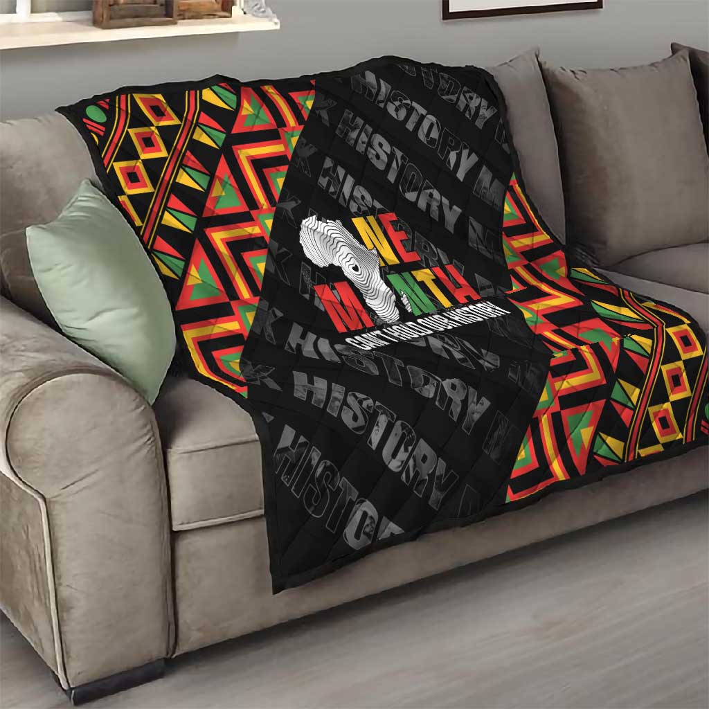 Black History Month Quilt One Month Can't Hold Our History LT05