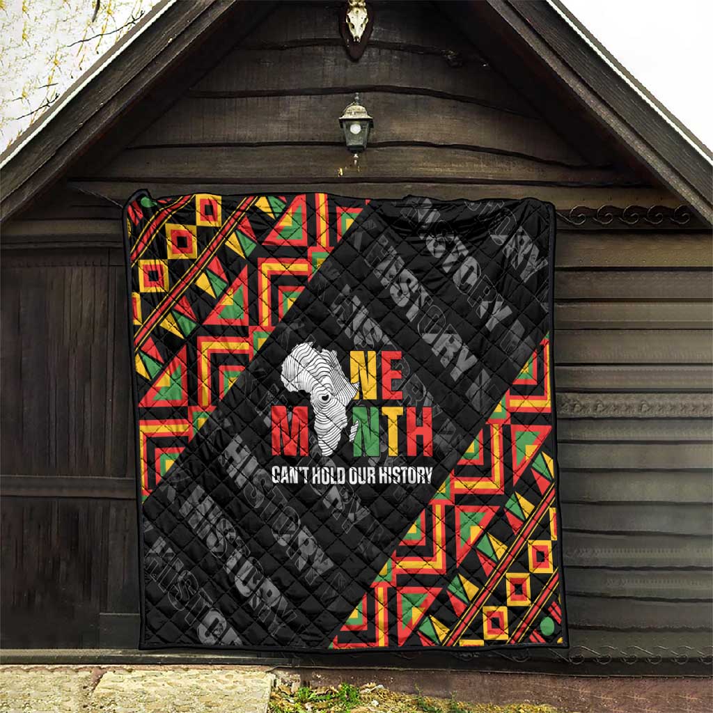 Black History Month Quilt One Month Can't Hold Our History LT05