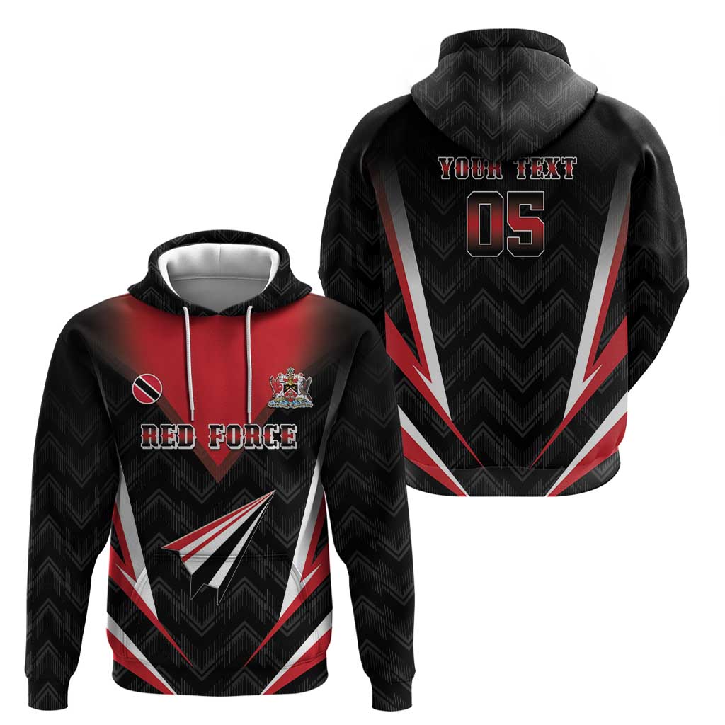 Custom Trinidad And Tobago Cricket Hoodie Go Red Force LT05
