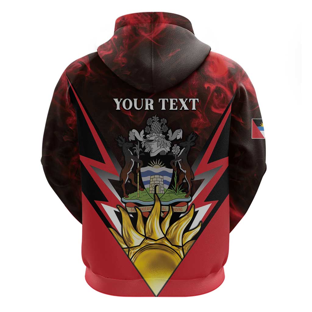 Personalized Antigua and Barbuda Hoodie Coat Of Arms With Fallow Deer LT05