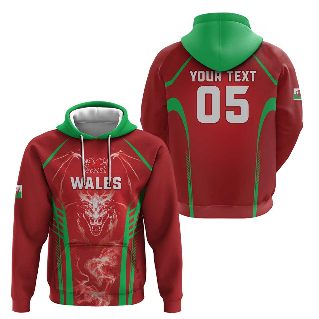 Wales Rugby Custom Hoodie Go Welsh Dragon Unique Style LT05