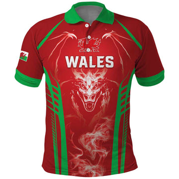 Wales Rugby Custom Polo Shirt Go Welsh Dragon Unique Style LT05