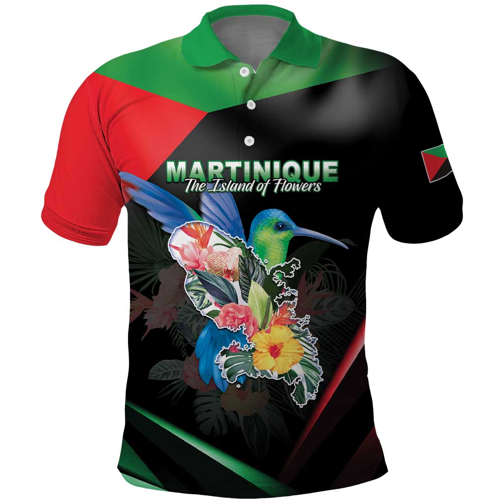 Personalized Martinique Polo Shirt The Island Of Flowers LT05