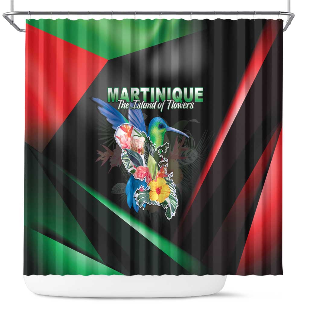 Martinique Shower Curtain The Island Of Flowers LT05
