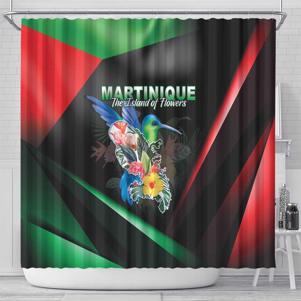Martinique Shower Curtain The Island Of Flowers LT05