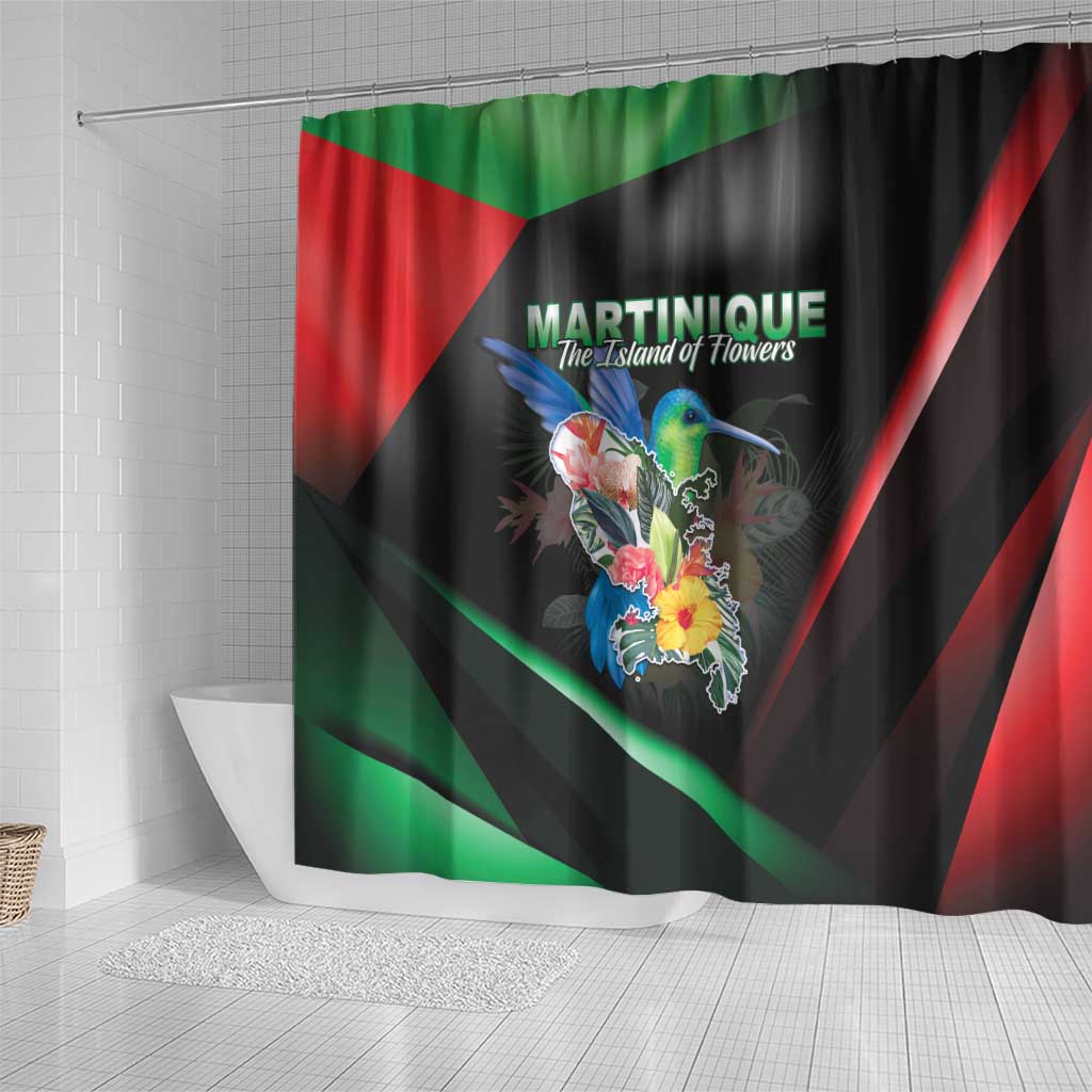 Martinique Shower Curtain The Island Of Flowers LT05