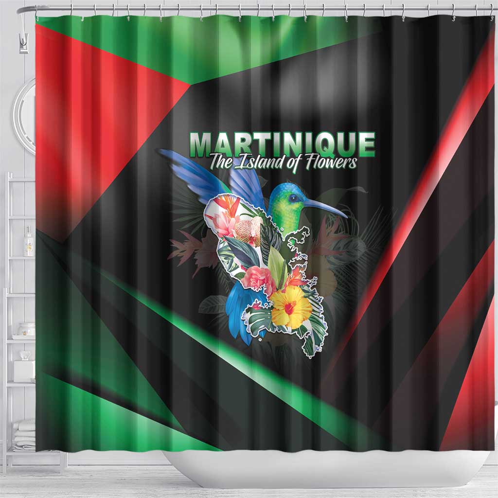 Martinique Shower Curtain The Island Of Flowers LT05