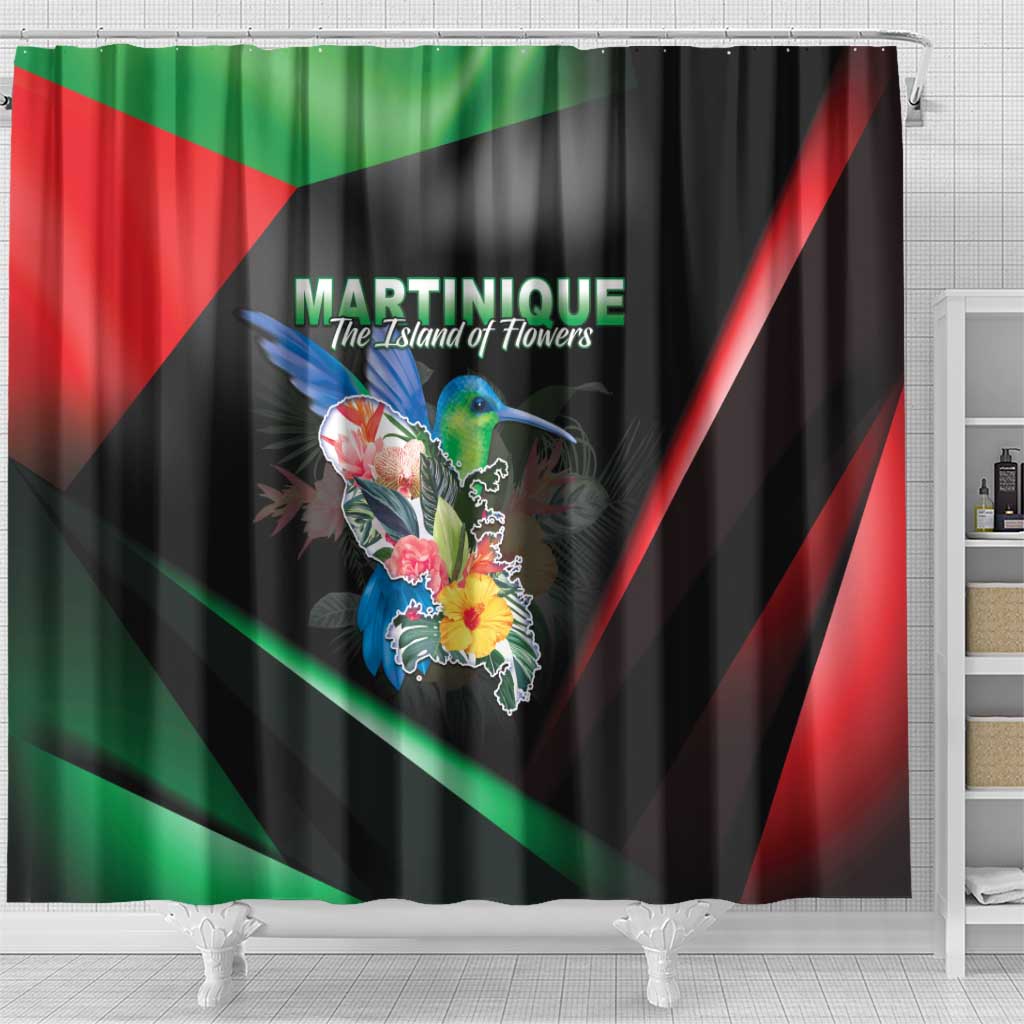 Martinique Shower Curtain The Island Of Flowers LT05