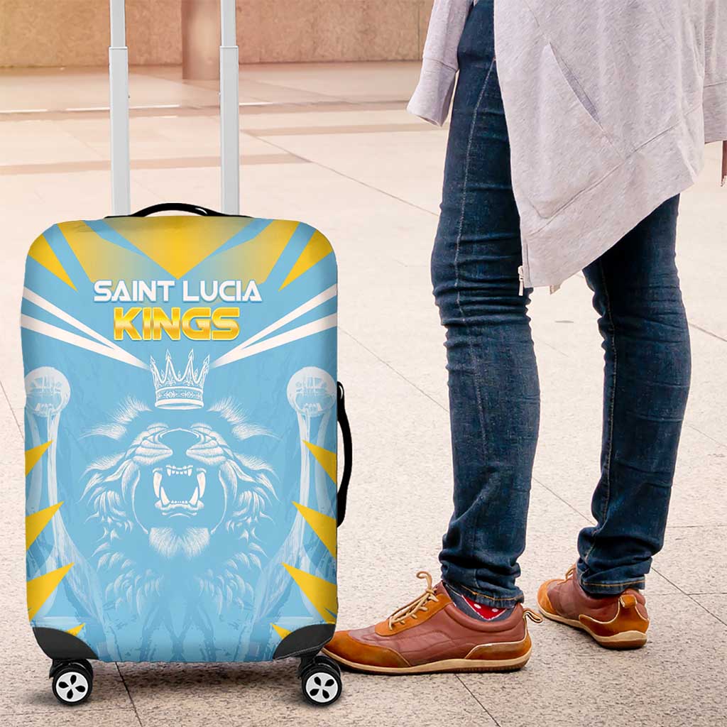 Kings Saint Lucia Cricket Luggage Cover Rise To Victory LT05