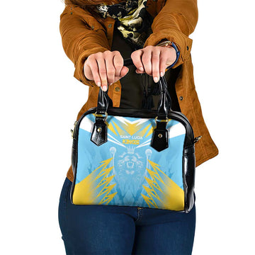 Kings Saint Lucia Cricket Shoulder Handbag Rise To Victory LT05
