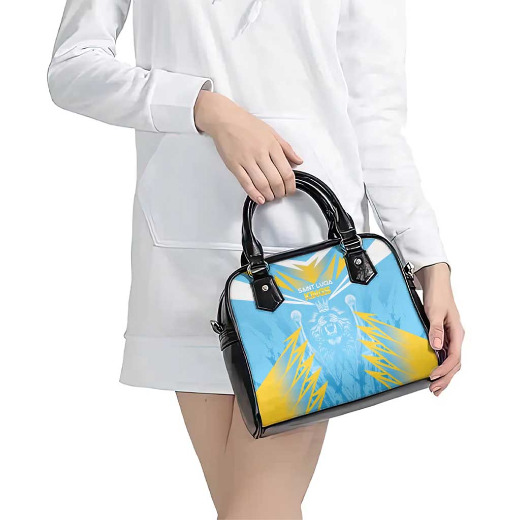 Kings Saint Lucia Cricket Shoulder Handbag Rise To Victory LT05