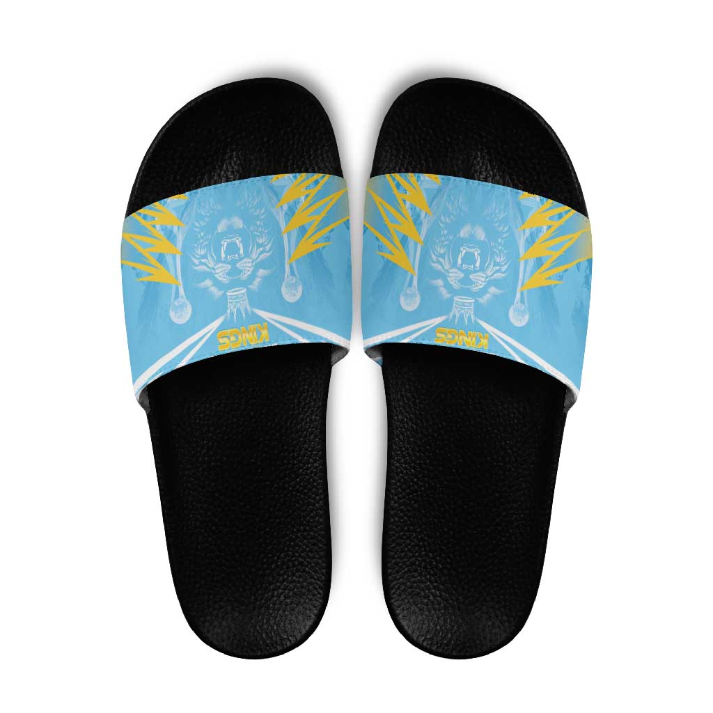Kings Saint Lucia Cricket Slide Sandals Rise To Victory LT05