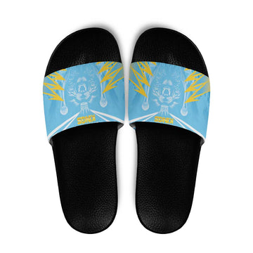 Kings Saint Lucia Cricket Slide Sandals Rise To Victory LT05