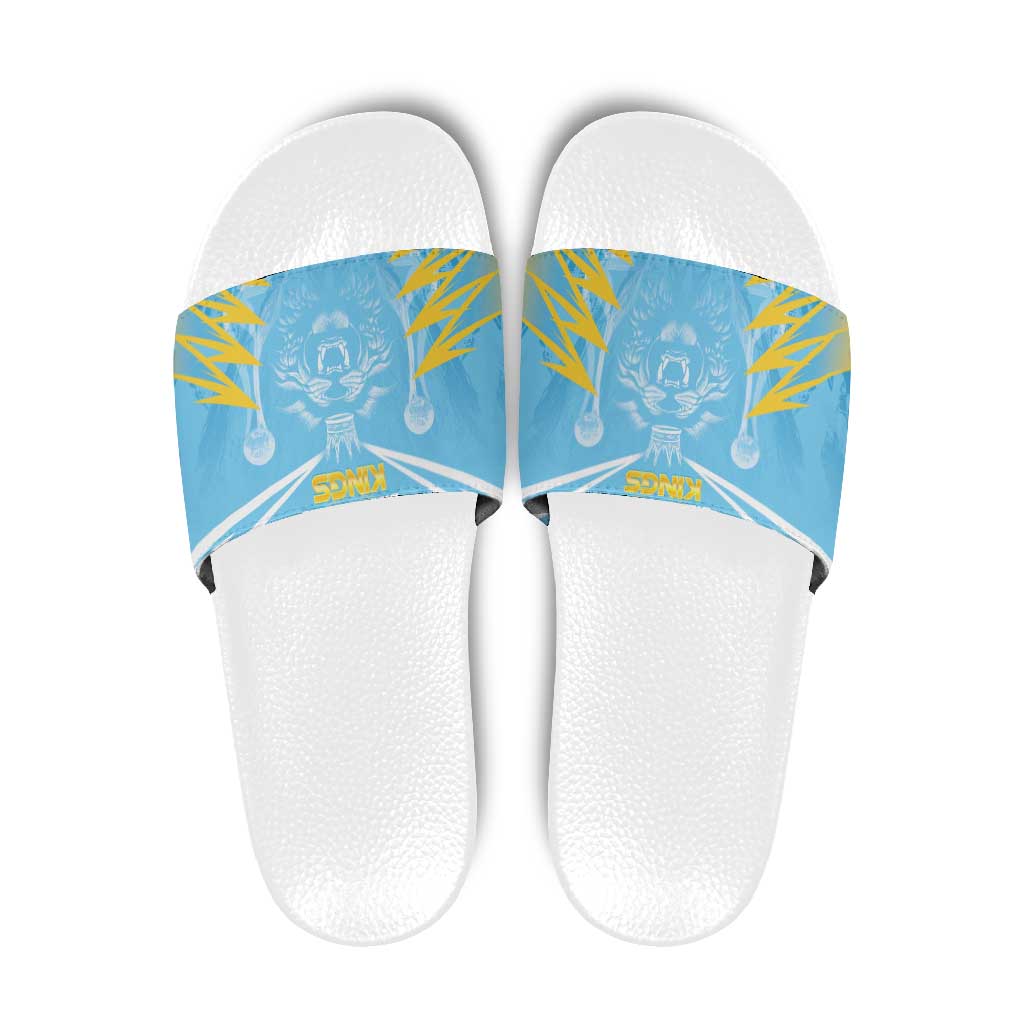 Kings Saint Lucia Cricket Slide Sandals Rise To Victory LT05