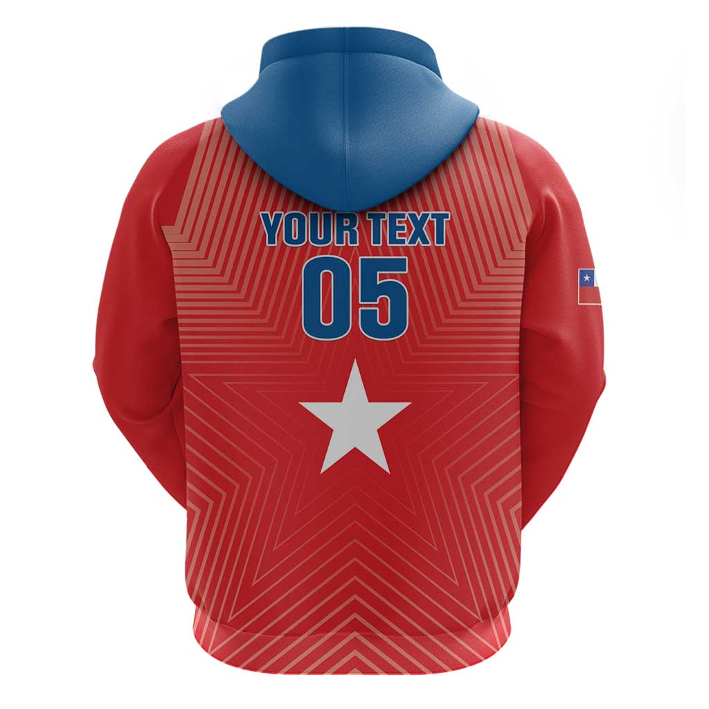 Custom Chile Star Football Hoodie Vamos La Roja LT05