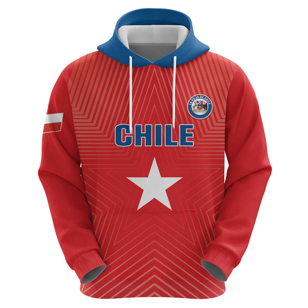 Custom Chile Star Football Hoodie Vamos La Roja LT05