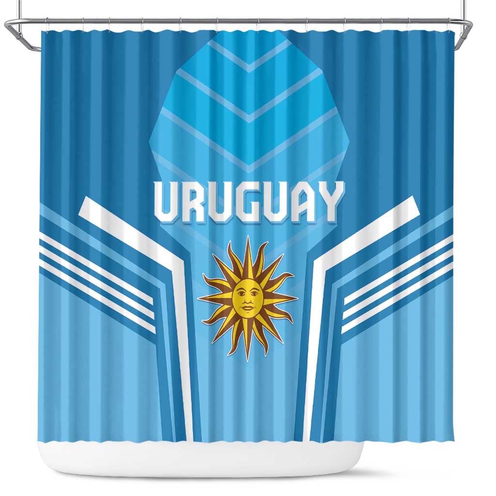 Uruguay Football Shower Curtain Unique Style LT05