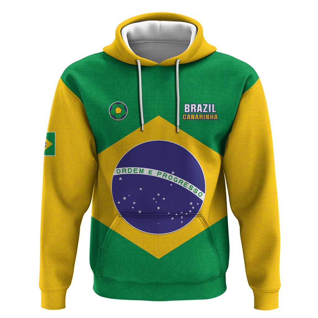 Custom Brazil Football Hoodie Flag Style LT05
