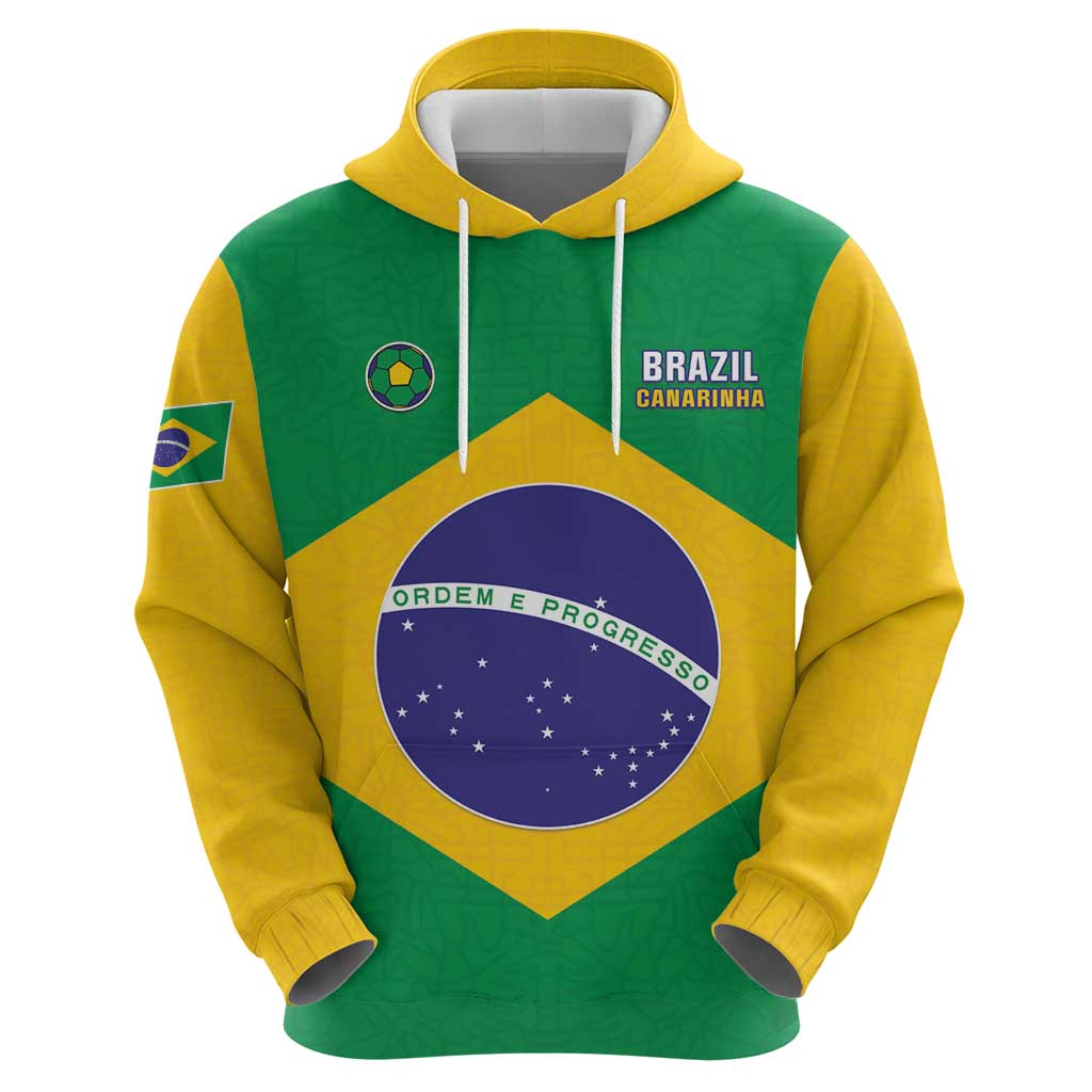 Custom Brazil Football Hoodie Flag Style LT05
