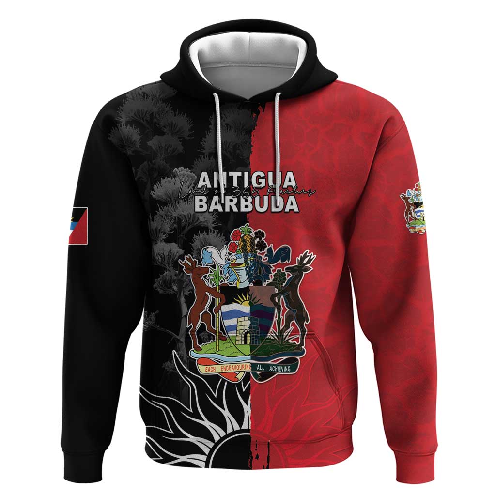 Personalized Antigua and Barbuda Hoodie Land Of 365 Beaches LT05