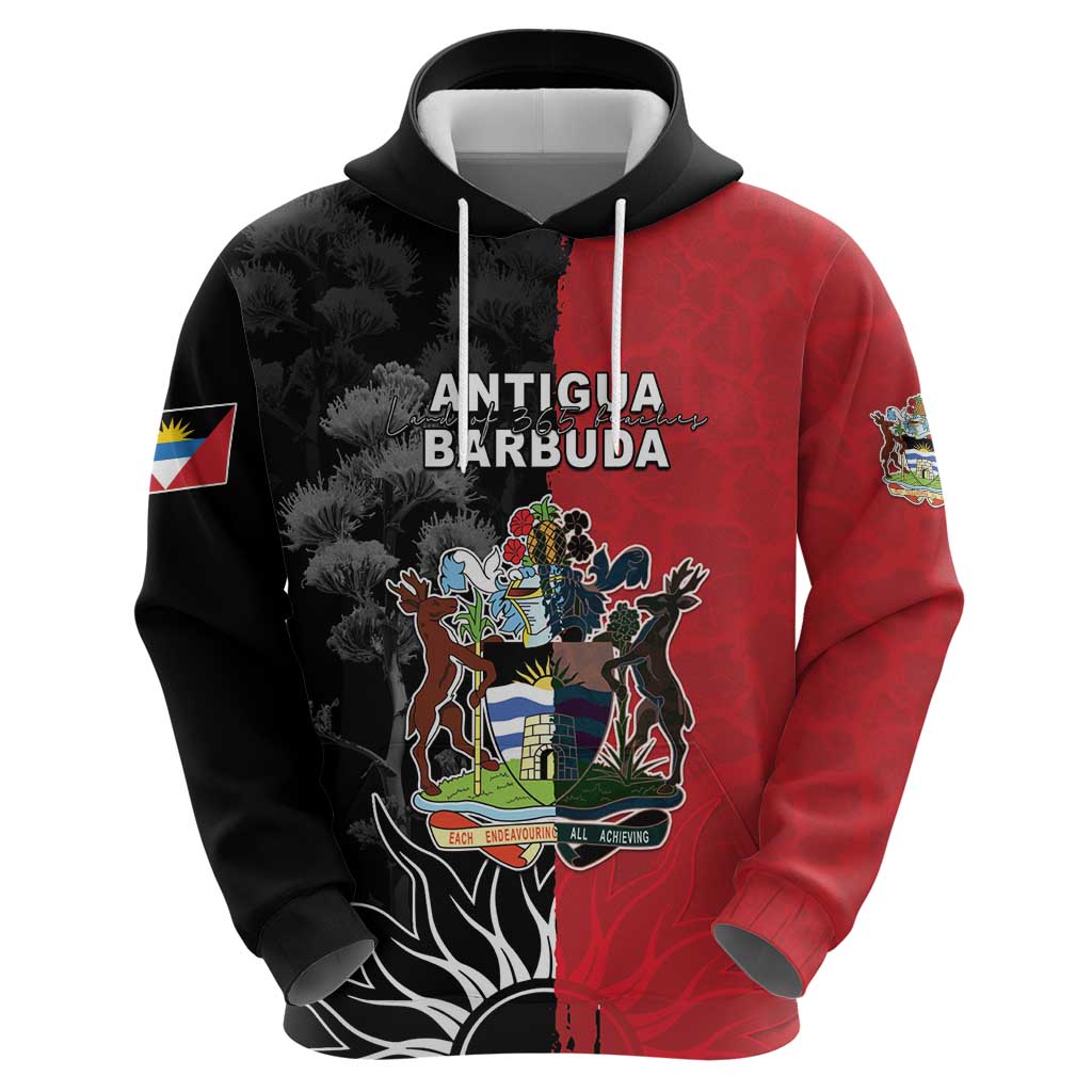 Personalized Antigua and Barbuda Hoodie Land Of 365 Beaches LT05