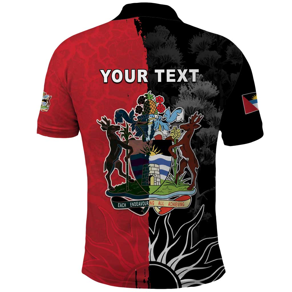 Personalized Antigua and Barbuda Polo Shirt Land Of 365 Beaches LT05