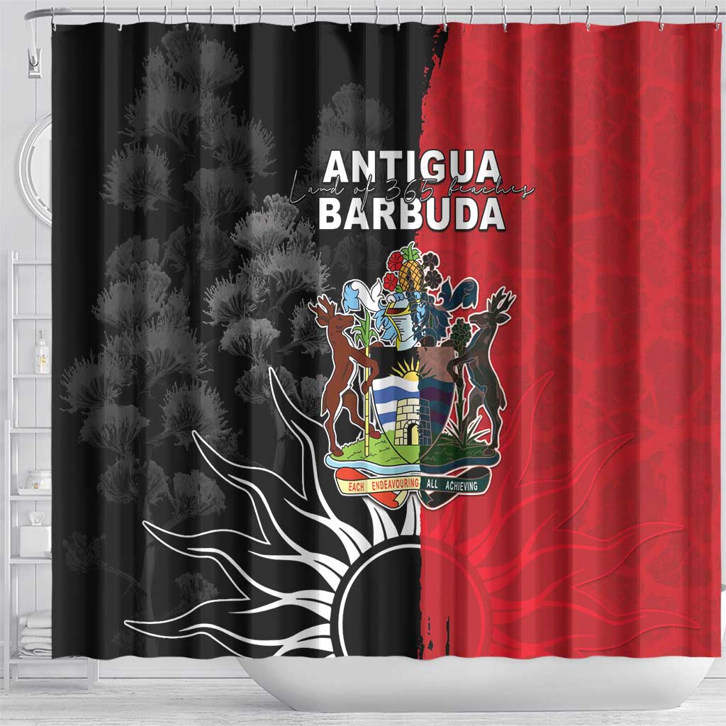 Antigua and Barbuda Shower Curtain Land Of 365 Beaches LT05