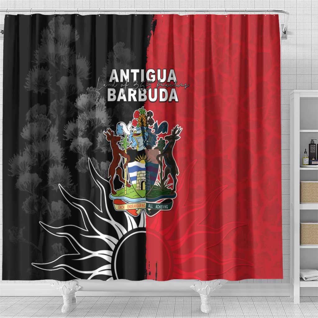 Antigua and Barbuda Shower Curtain Land Of 365 Beaches LT05