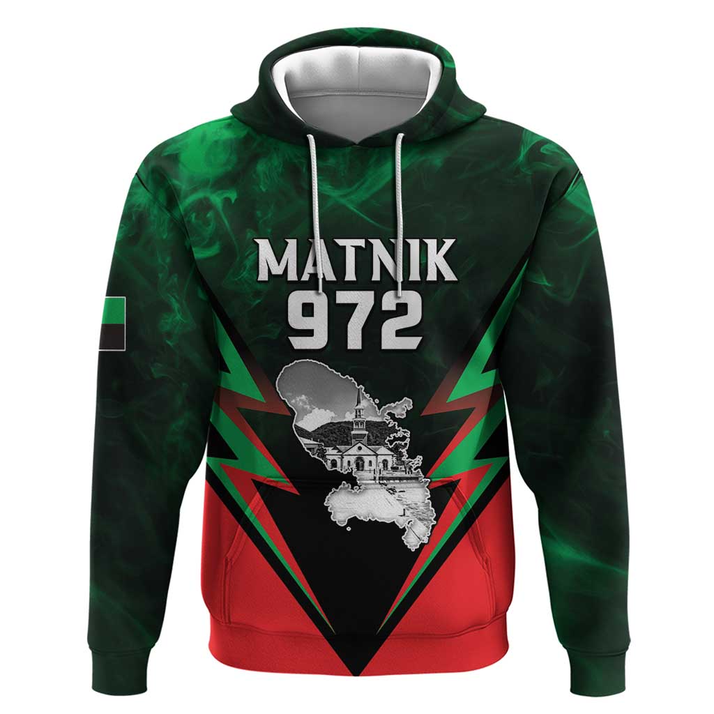 Personalized Martinique 972 Hoodie Matnik Map LT05