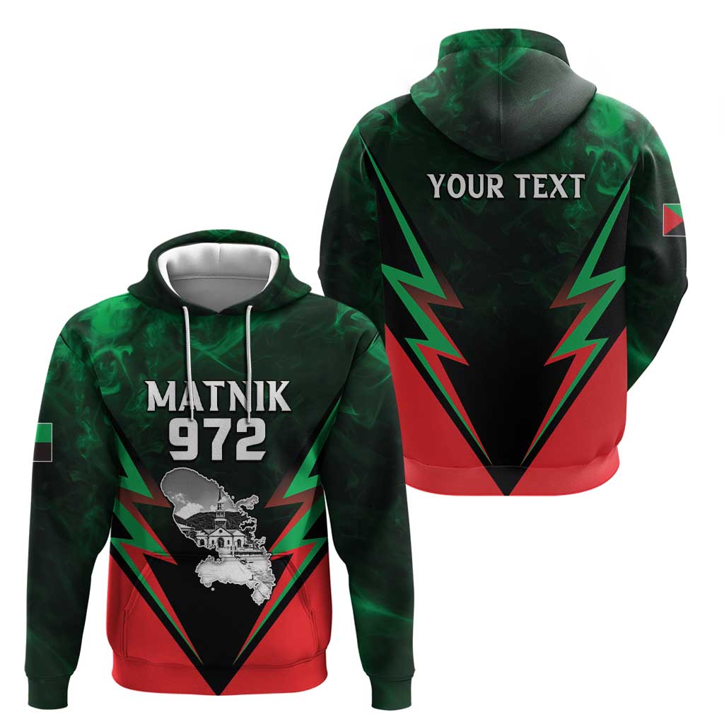 Personalized Martinique 972 Hoodie Matnik Map LT05