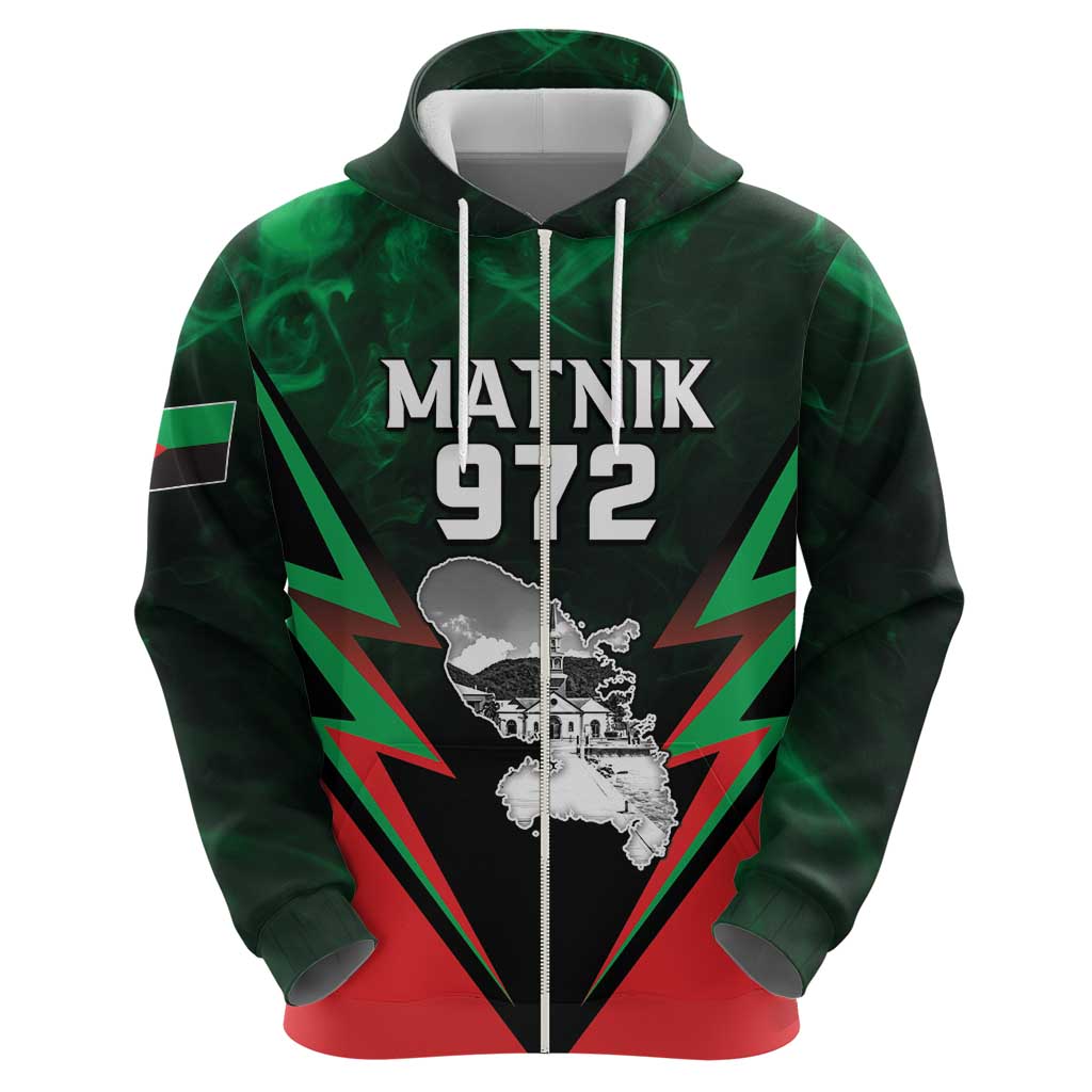 Personalized Martinique 972 Hoodie Matnik Map LT05