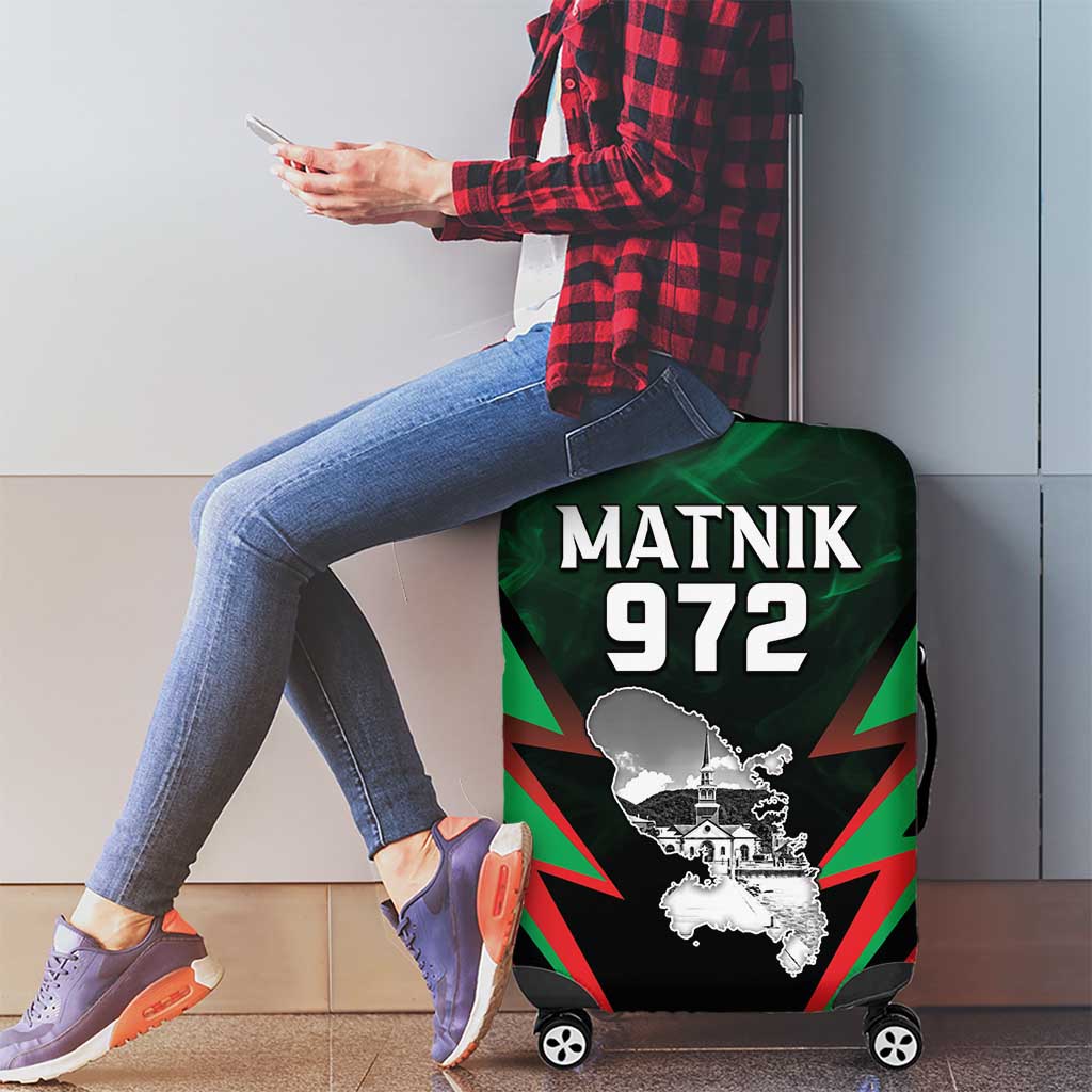Martinique 972 Luggage Cover Matnik Map LT05