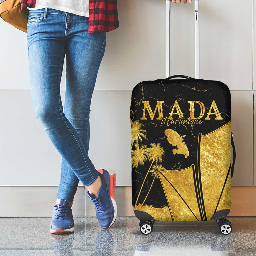 Mada Martinique Luggage Cover Martinique Yole Gold LT05