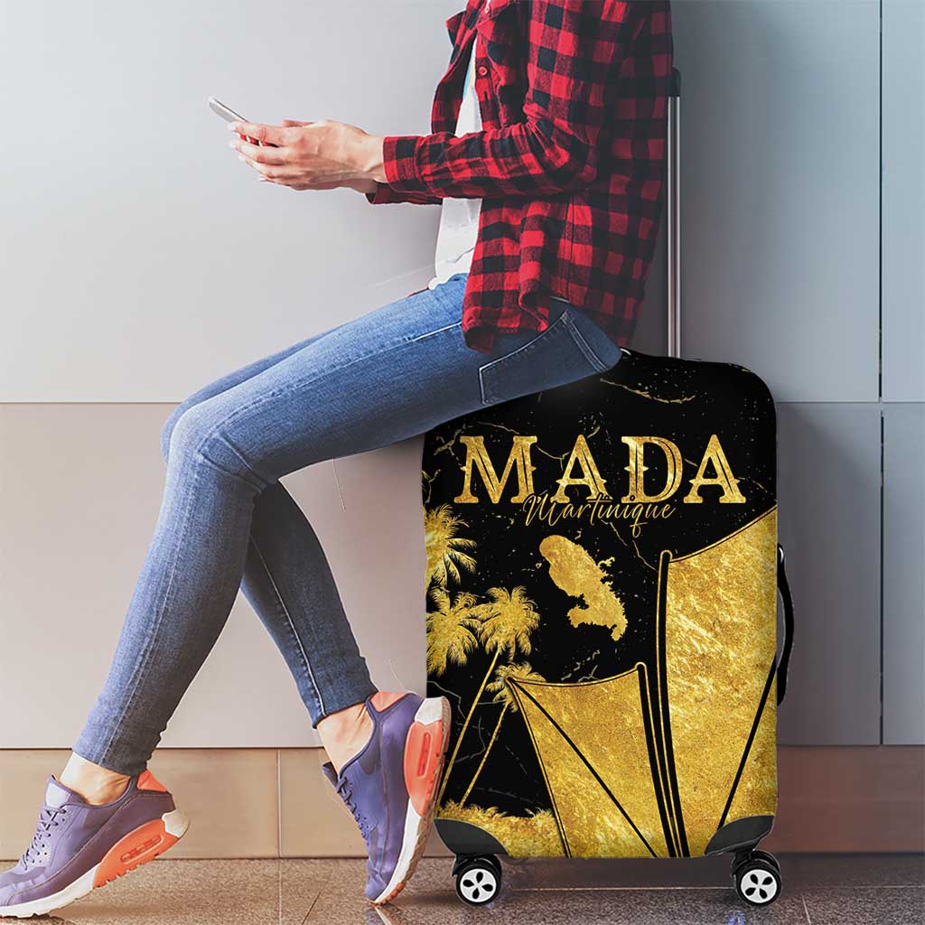 Mada Martinique Luggage Cover Martinique Yole Gold LT05