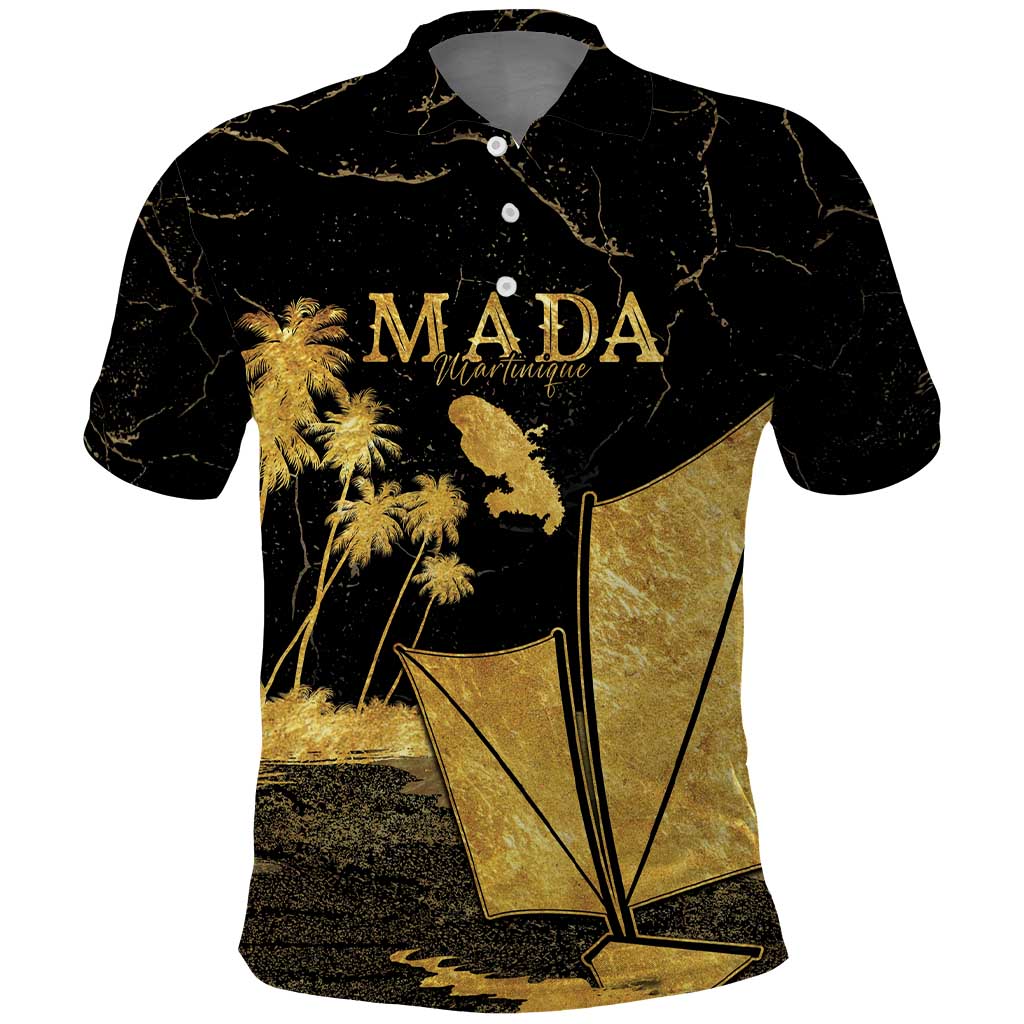 Mada Martinique Polo Shirt Martinique Yole Gold LT05
