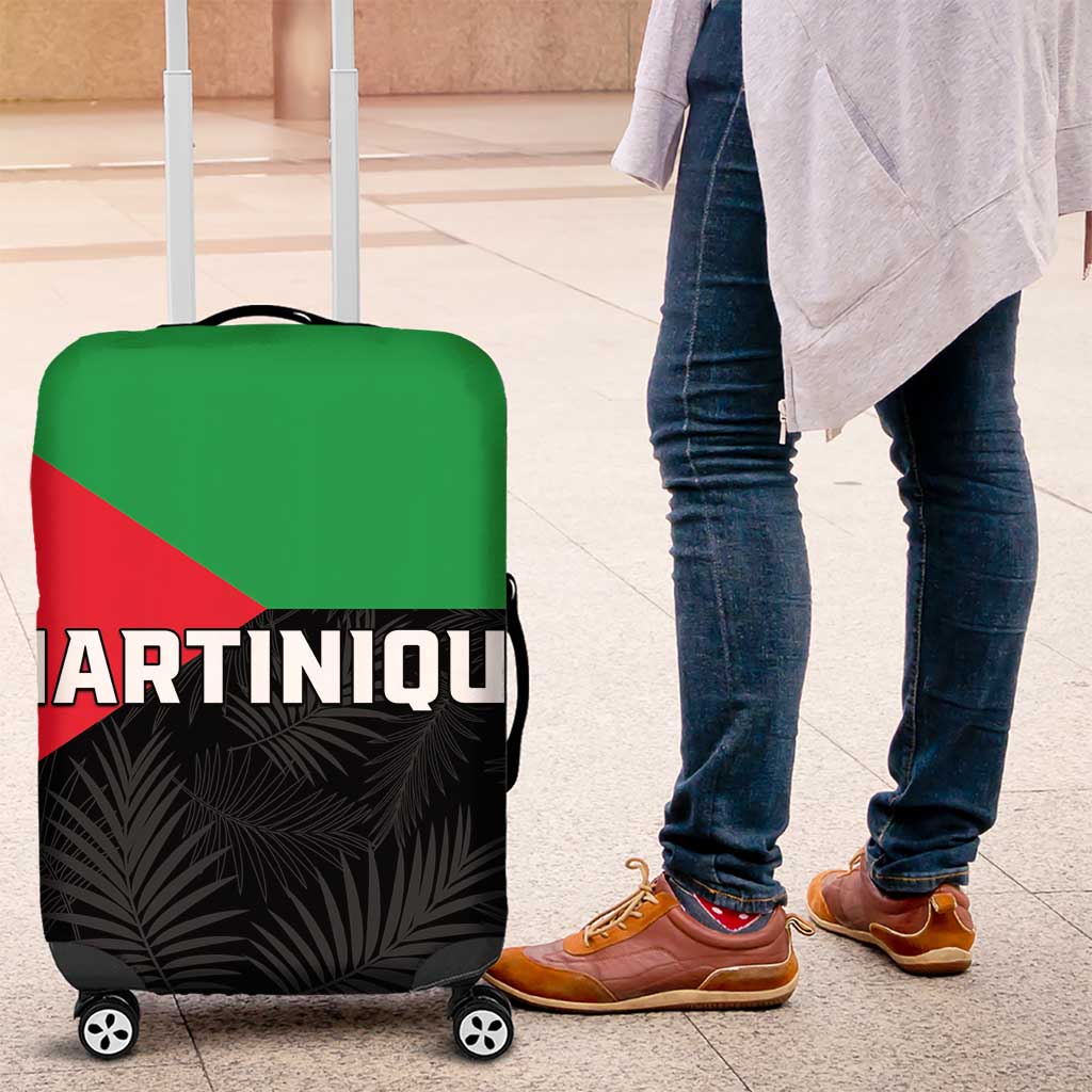Martinique Luggage Cover Simple Style With Palm Leaf Pattern LT05