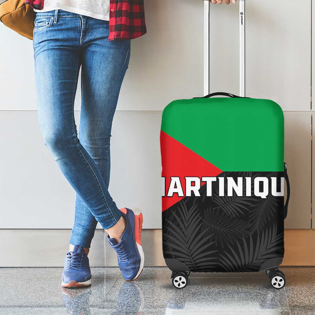 Martinique Luggage Cover Simple Style With Palm Leaf Pattern LT05