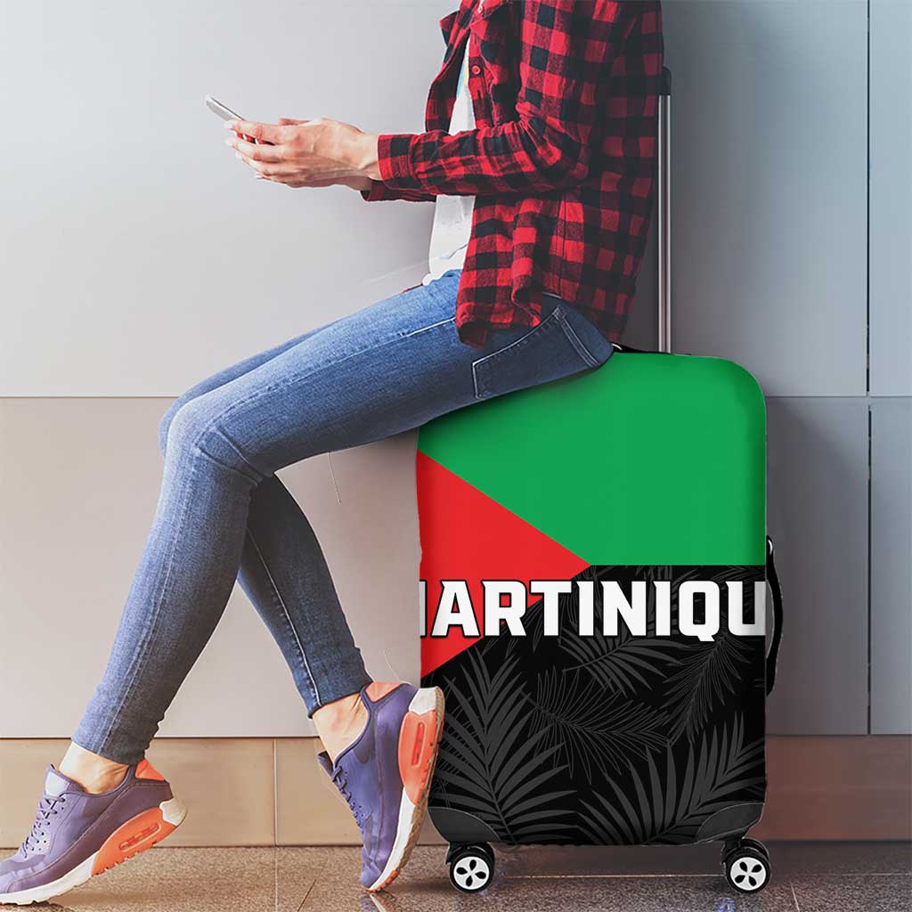 Martinique Luggage Cover Simple Style With Palm Leaf Pattern LT05