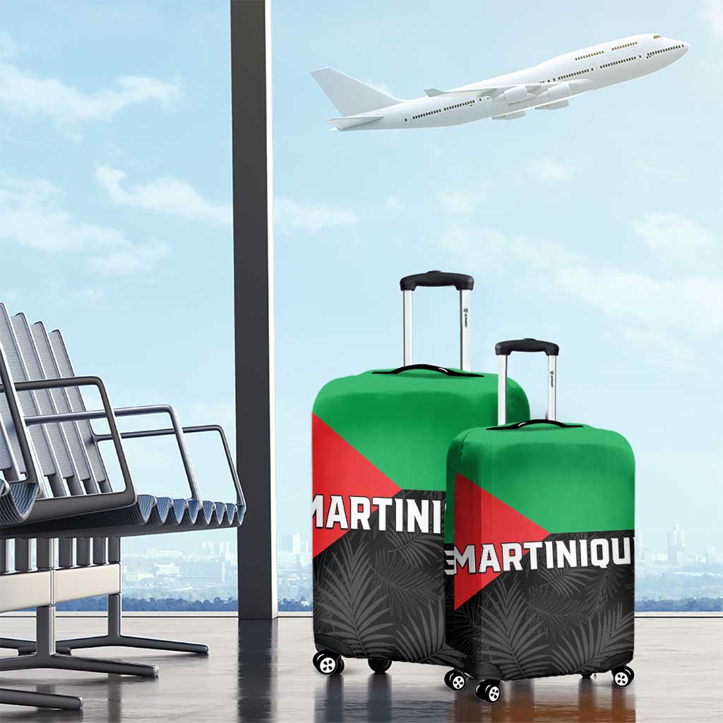 Martinique Luggage Cover Simple Style With Palm Leaf Pattern LT05