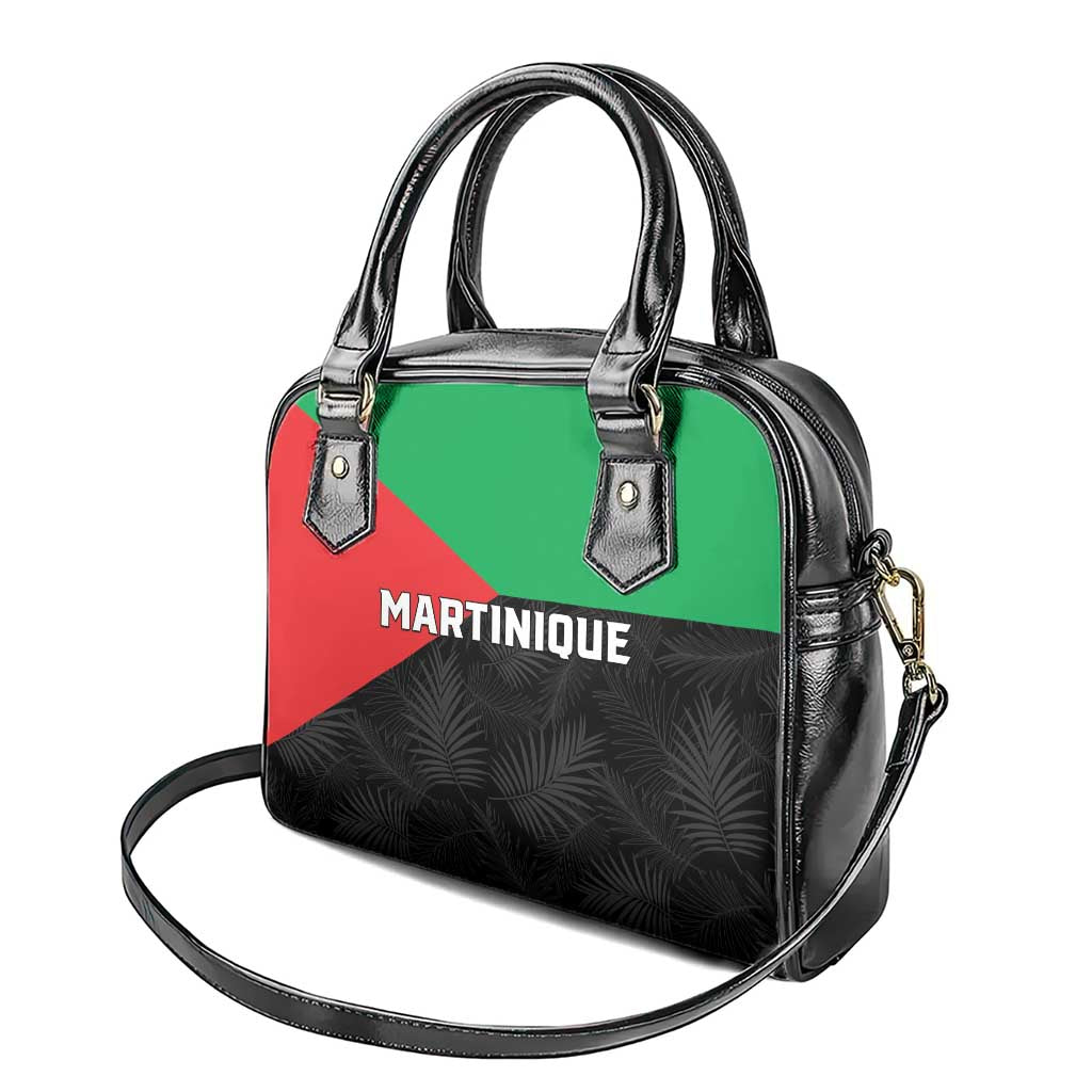 Martinique Shoulder Handbag Simple Style With Palm Leaf Pattern LT05