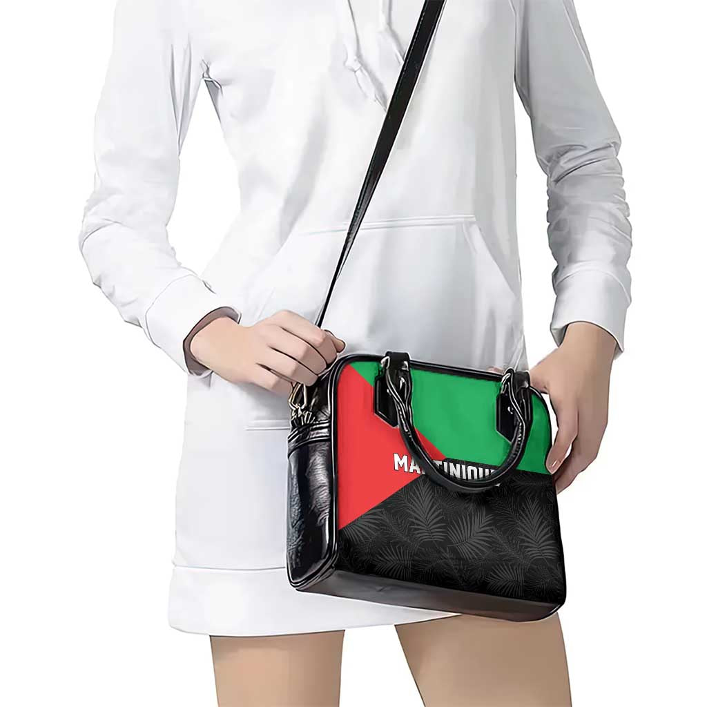 Martinique Shoulder Handbag Simple Style With Palm Leaf Pattern LT05