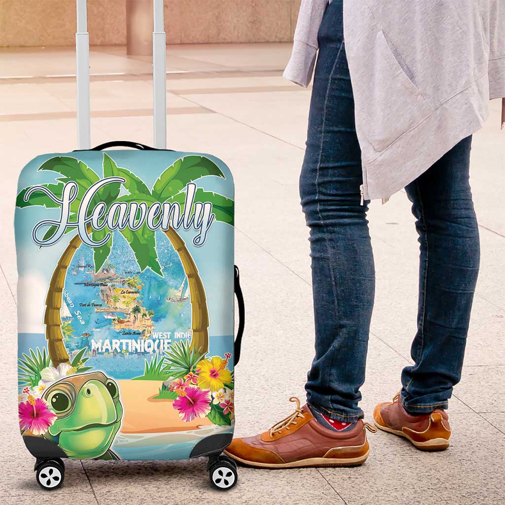 Bonjou Martinique Luggage Cover Welcome To Heaven LT05