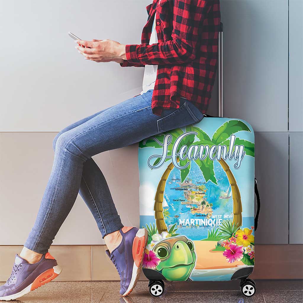 Bonjou Martinique Luggage Cover Welcome To Heaven LT05