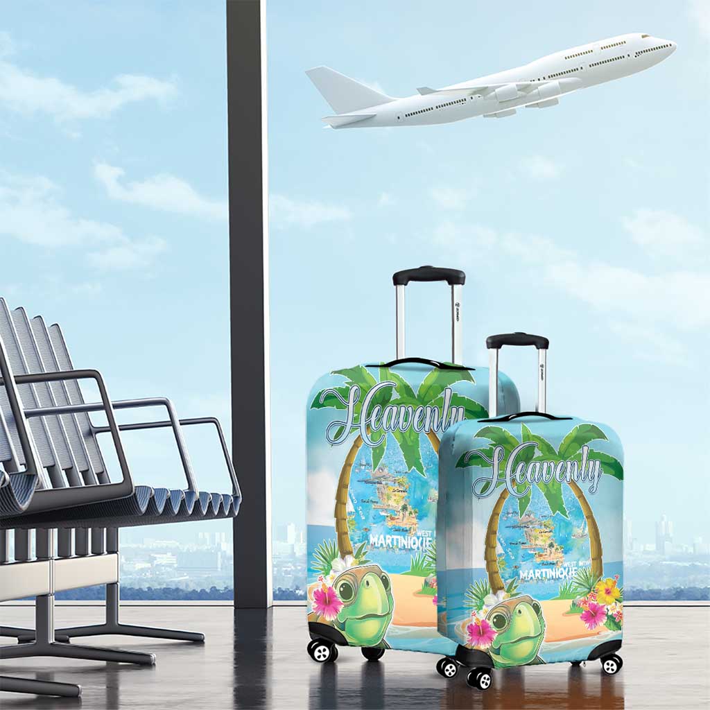 Bonjou Martinique Luggage Cover Welcome To Heaven LT05