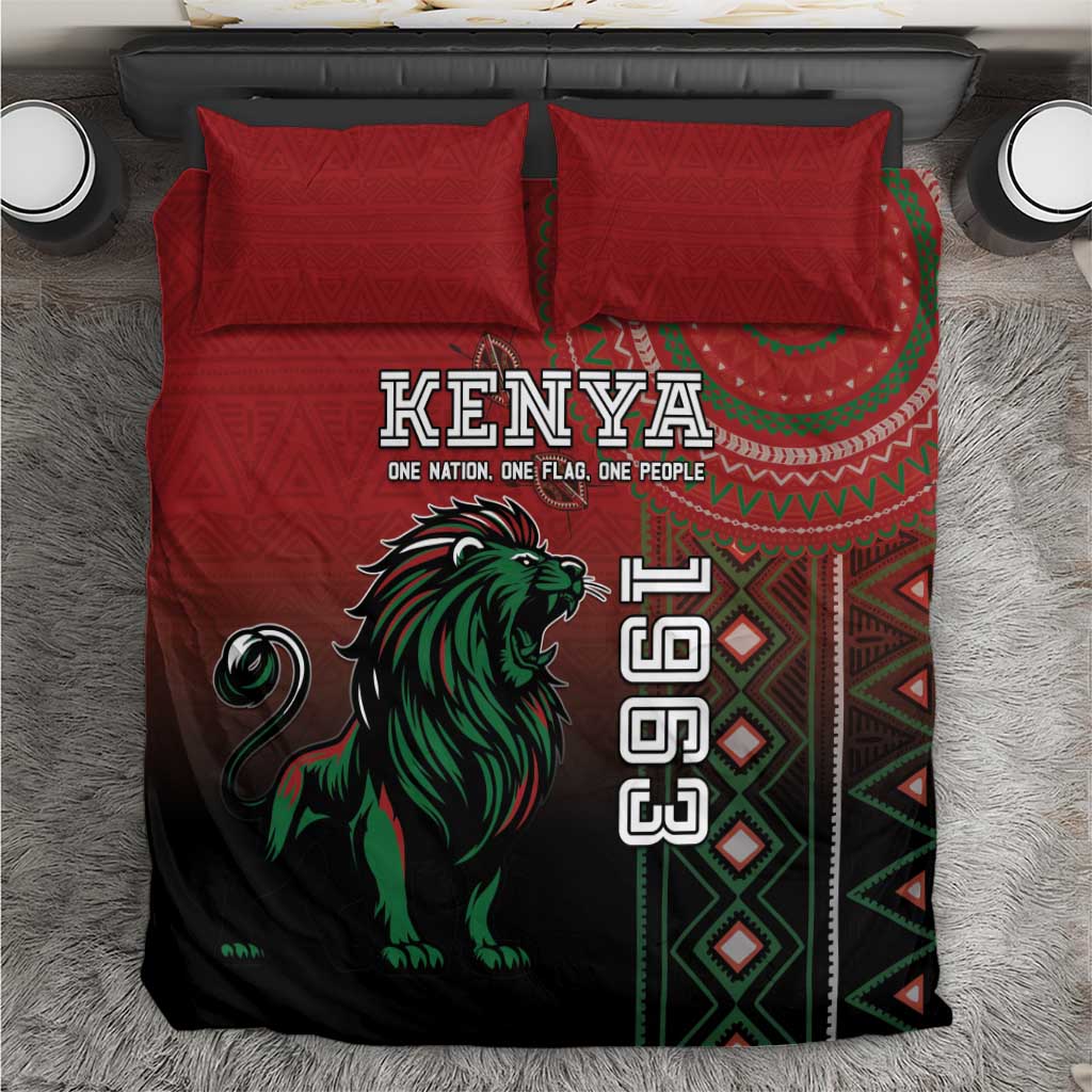 Kenya Jamhuri Day Bedding Set One Nation One Flag One People LT05