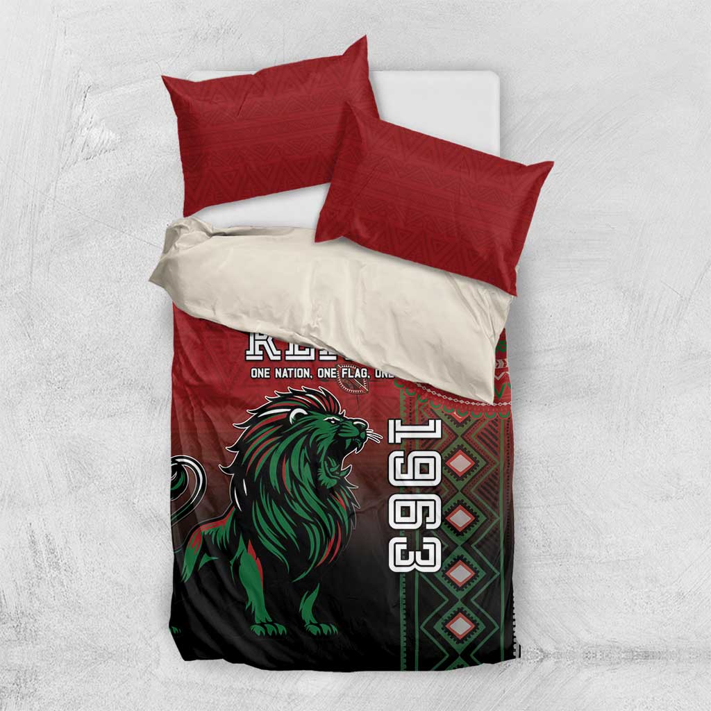Kenya Jamhuri Day Bedding Set One Nation One Flag One People LT05