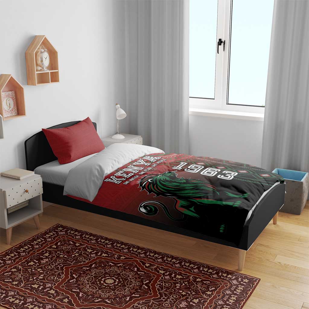 Kenya Jamhuri Day Bedding Set One Nation One Flag One People LT05