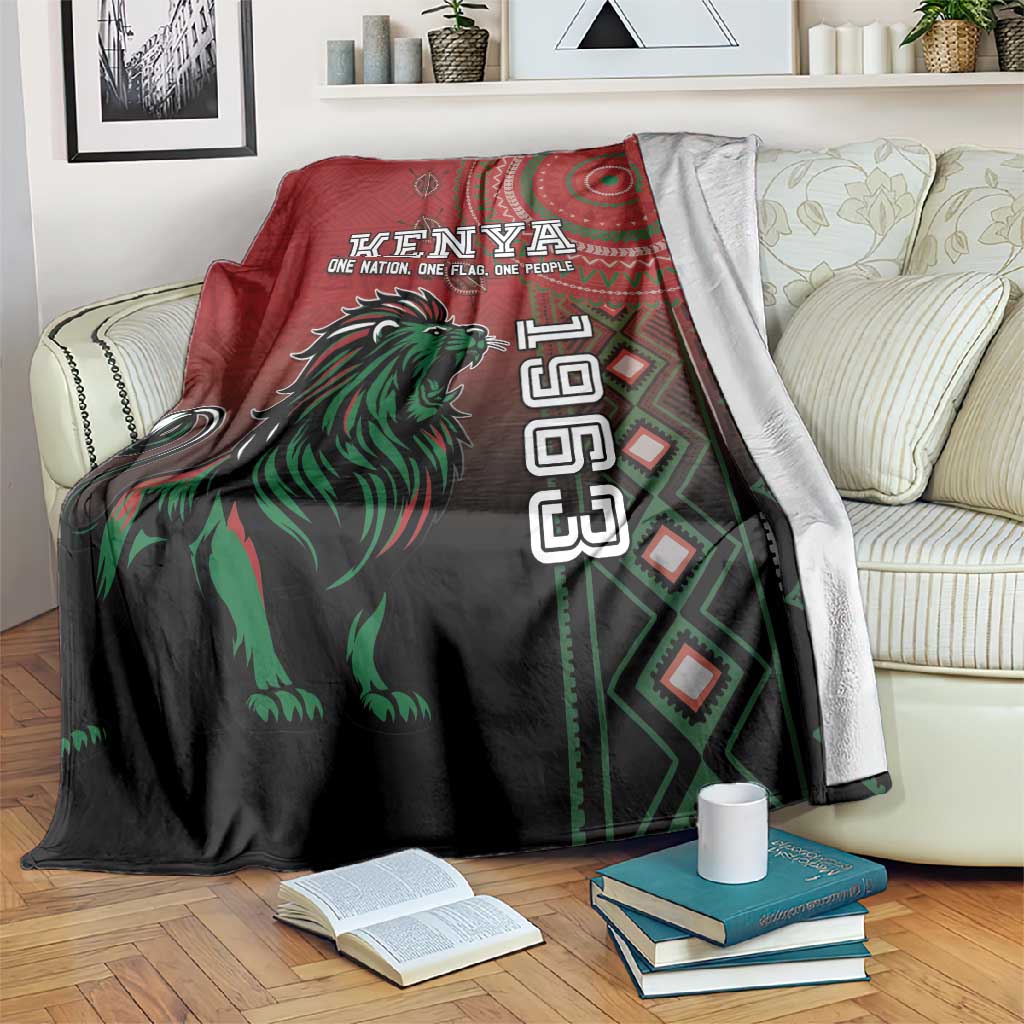 Kenya Jamhuri Day Blanket One Nation One Flag One People LT05