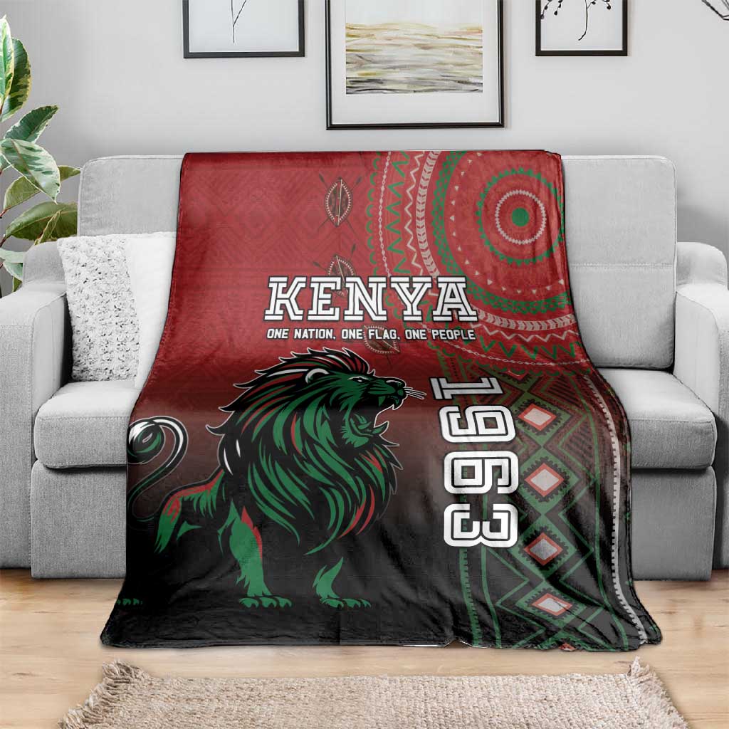 Kenya Jamhuri Day Blanket One Nation One Flag One People LT05